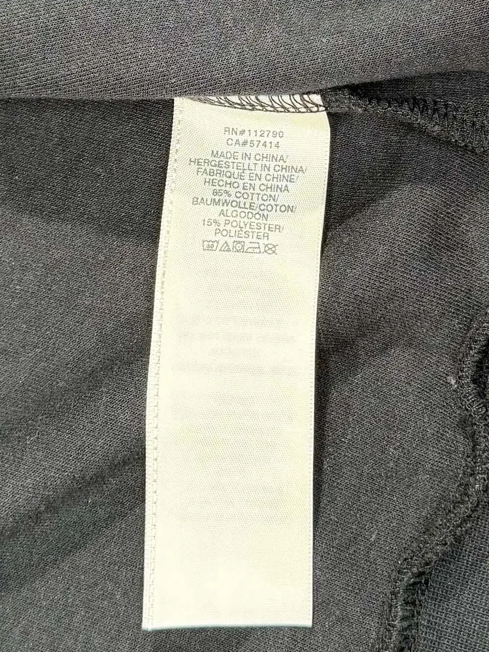 True Religion Vintage Y2K Men's Full Zip Hoodie Black Size Large
